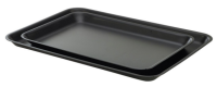 31.5cm Matt Black Galvanised Serving Tray